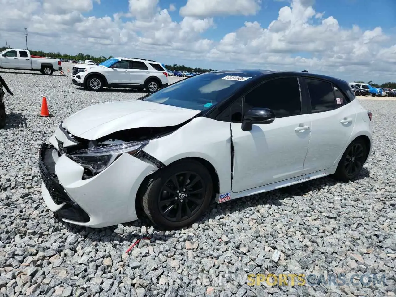 1 Photograph of a damaged car JTND4MBEXP3206324 TOYOTA COROLLA 2023