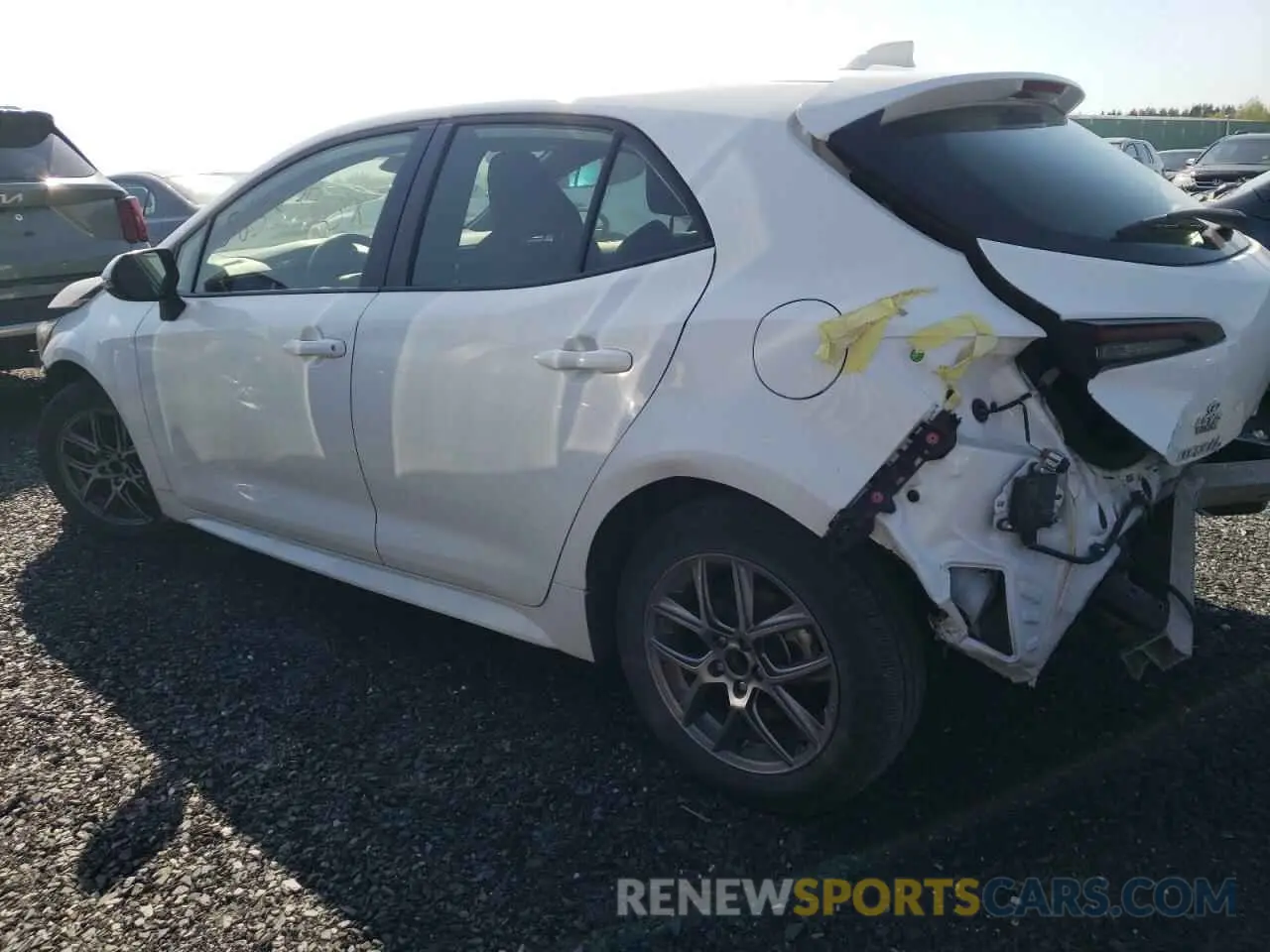 2 Photograph of a damaged car JTNK4MBE8P3192057 TOYOTA COROLLA 2023