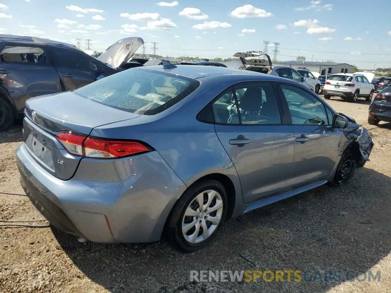 3 Photograph of a damaged car 5YFB4MDE0RP102170 TOYOTA COROLLA 2024