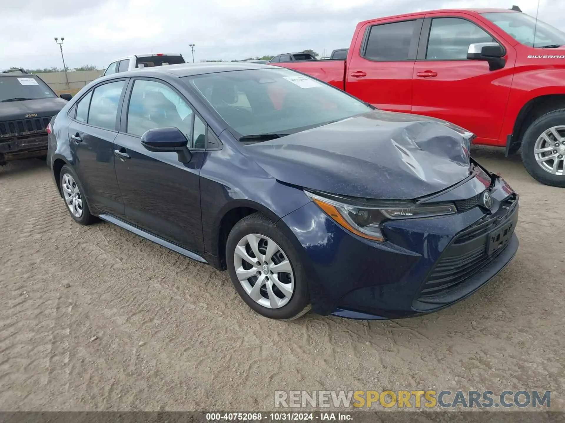 1 Photograph of a damaged car 5YFB4MDE0RP163471 TOYOTA COROLLA 2024