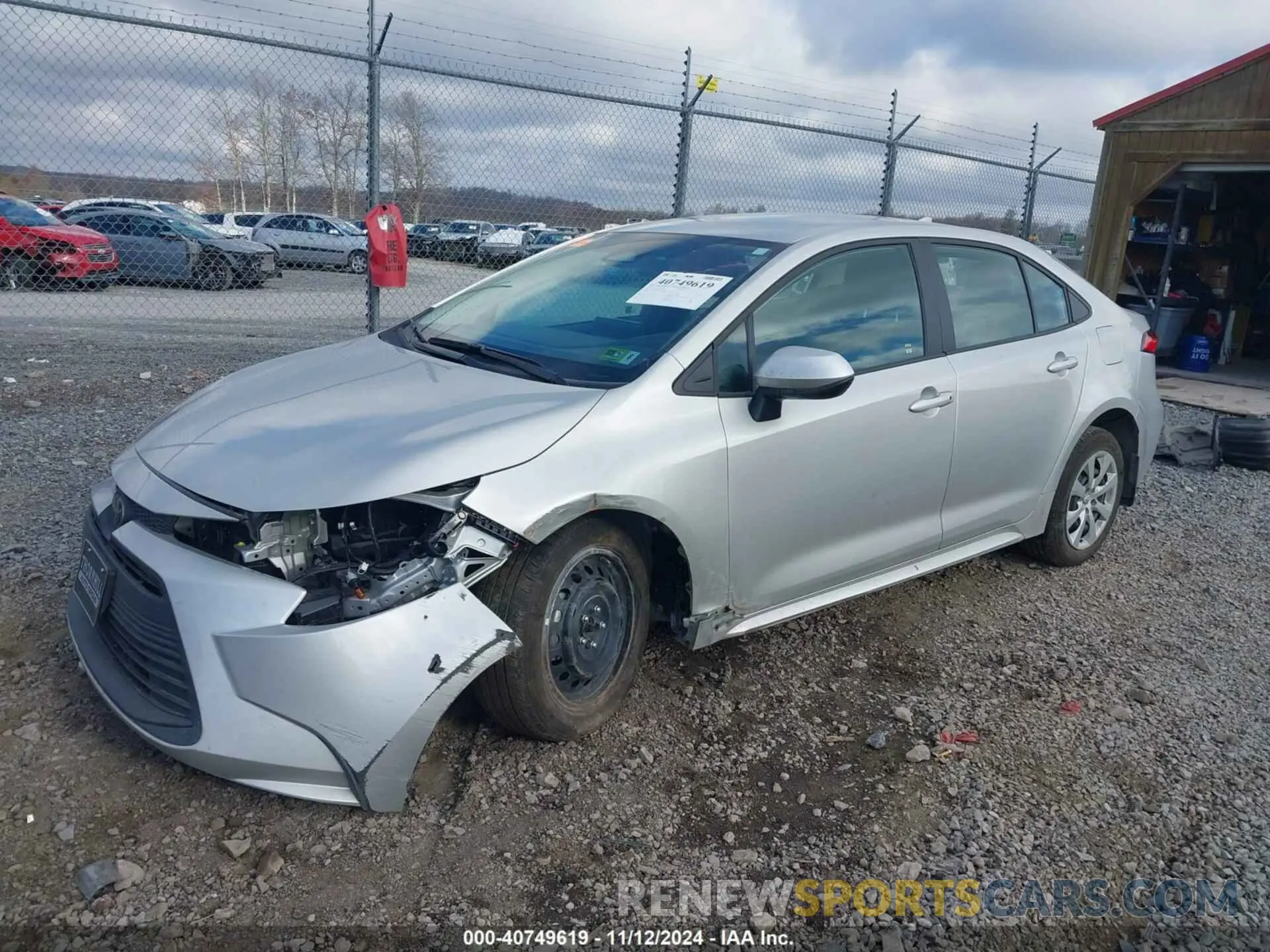 2 Photograph of a damaged car 5YFB4MDE0RP174163 TOYOTA COROLLA 2024