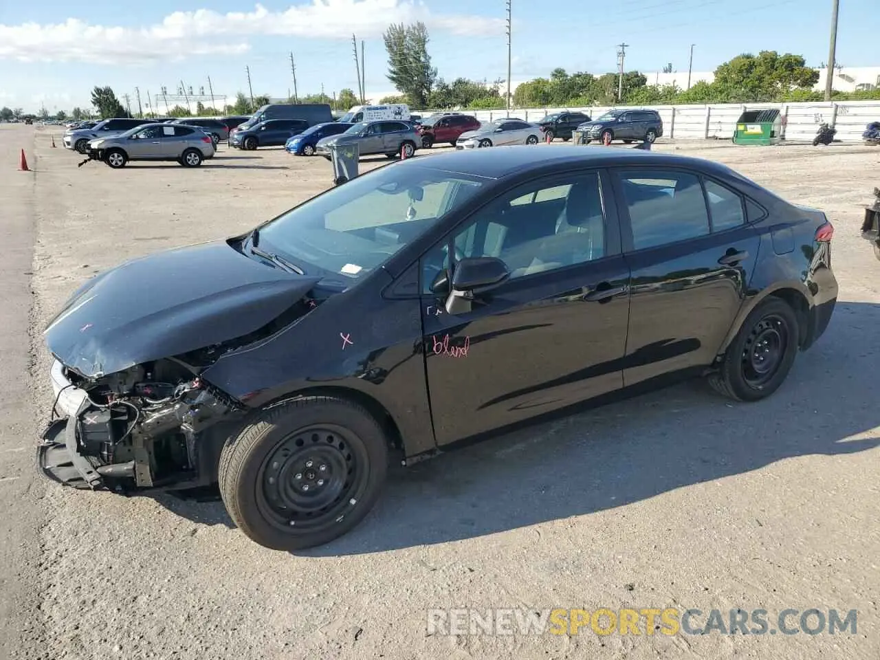 1 Photograph of a damaged car 5YFB4MDE0RP181520 TOYOTA COROLLA 2024
