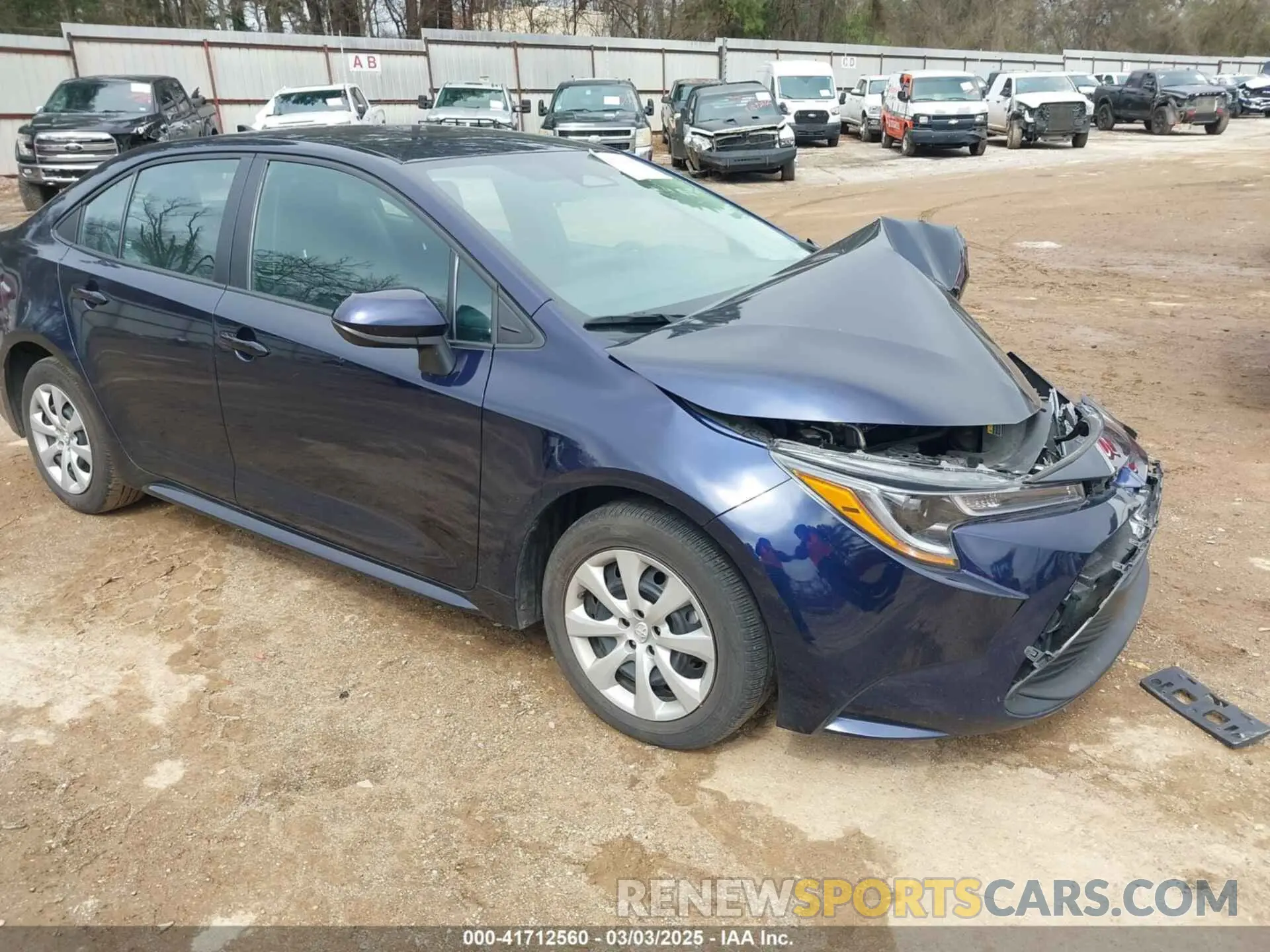 1 Photograph of a damaged car 5YFB4MDE1RP113923 TOYOTA COROLLA 2024