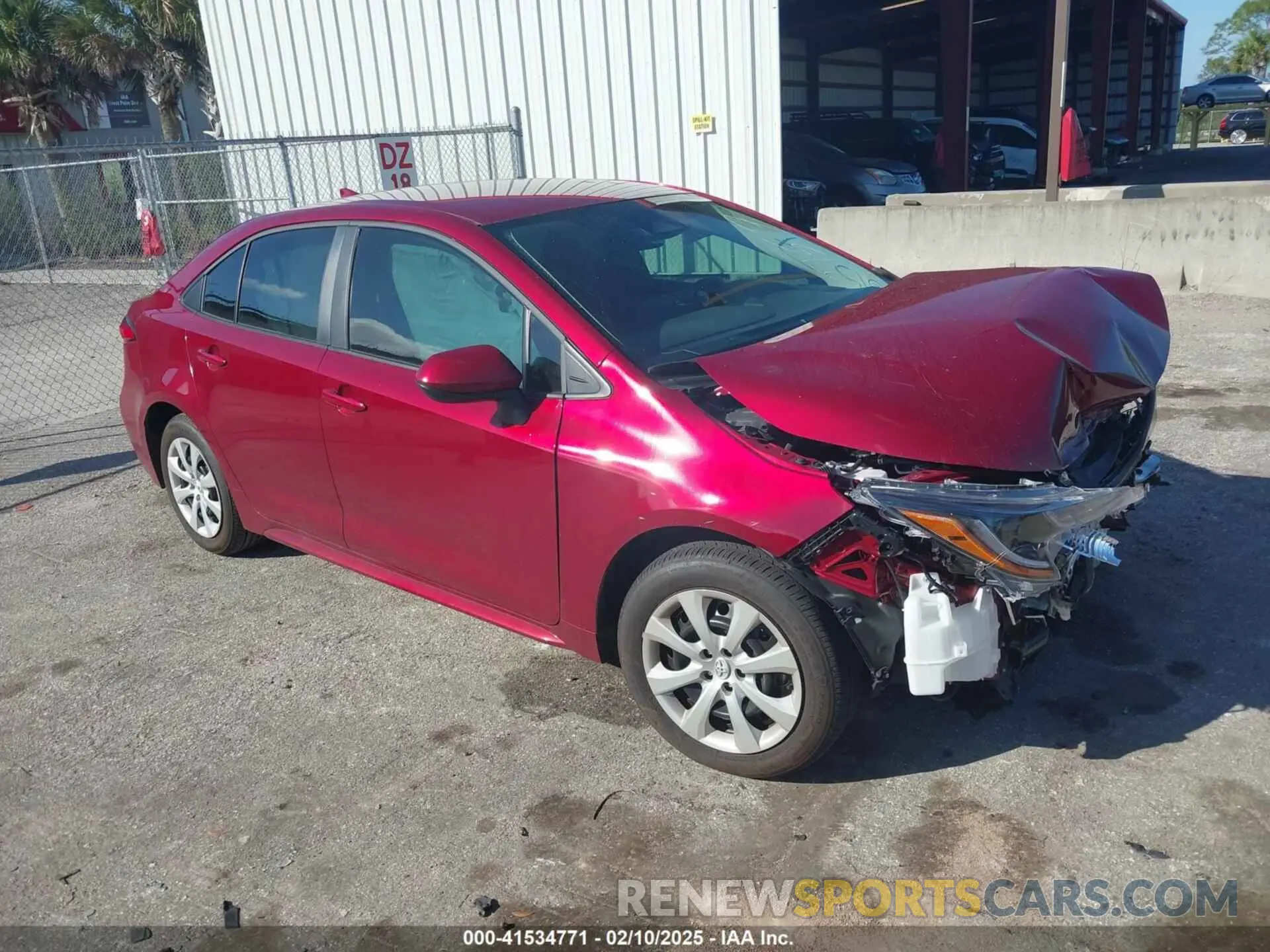 1 Photograph of a damaged car 5YFB4MDE2RP158157 TOYOTA COROLLA 2024