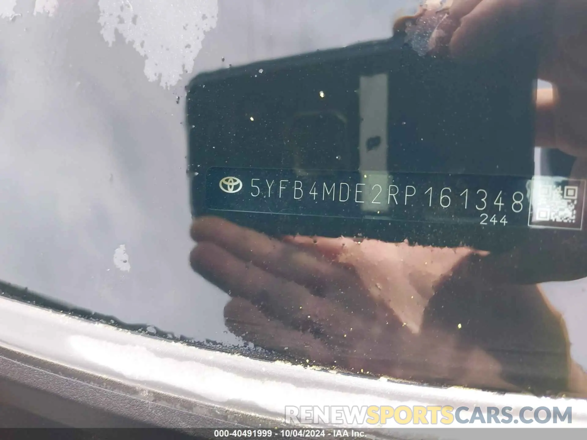 9 Photograph of a damaged car 5YFB4MDE2RP161348 TOYOTA COROLLA 2024