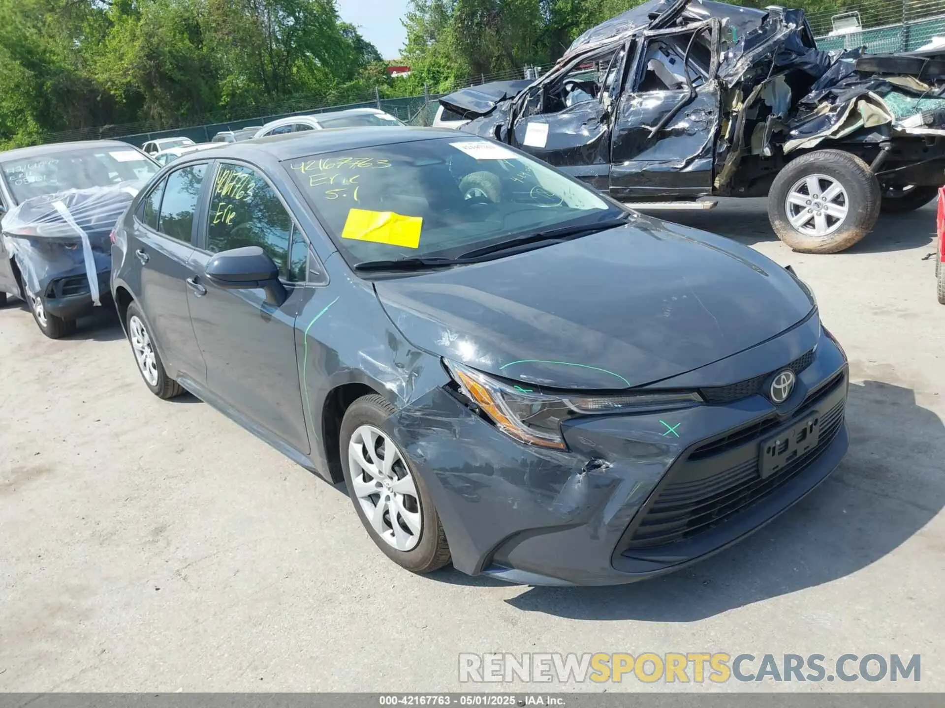 1 Photograph of a damaged car 5YFB4MDE2RP205395 TOYOTA COROLLA 2024