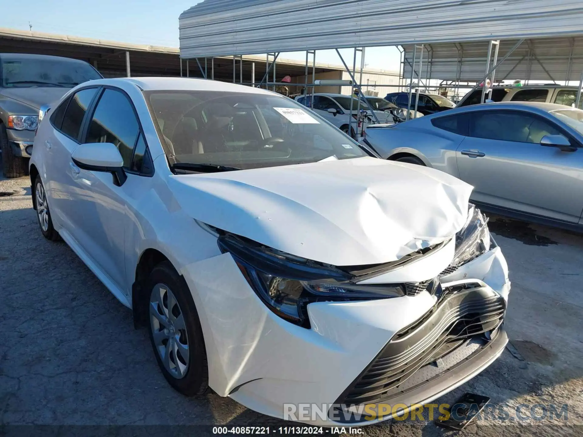 1 Photograph of a damaged car 5YFB4MDE2RP213562 TOYOTA COROLLA 2024