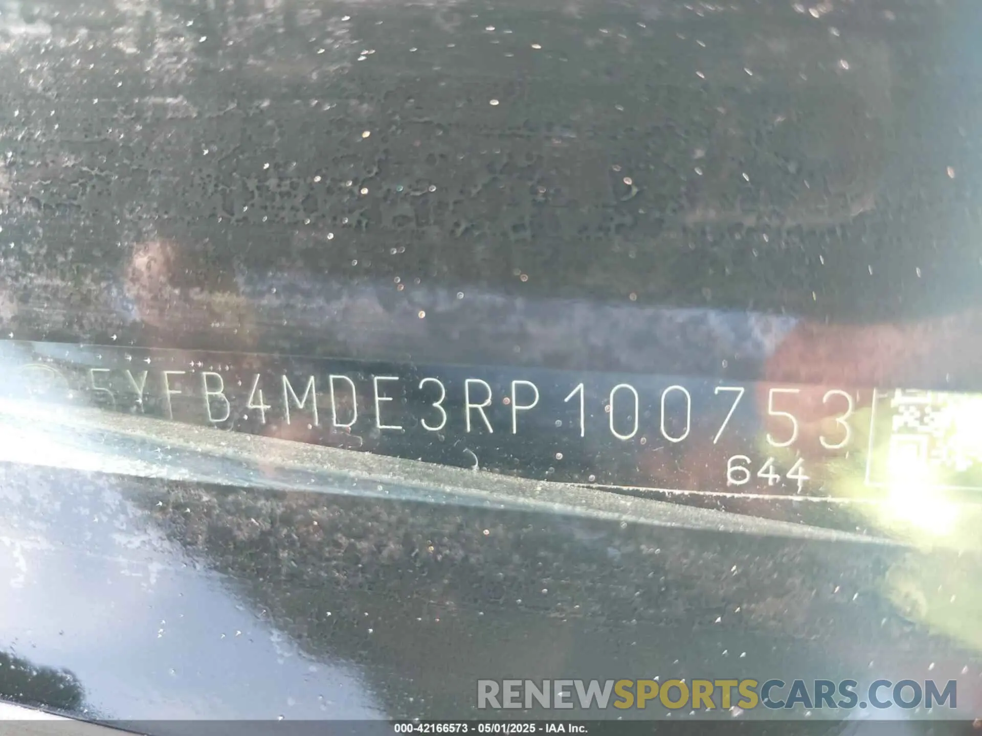 9 Photograph of a damaged car 5YFB4MDE3RP100753 TOYOTA COROLLA 2024