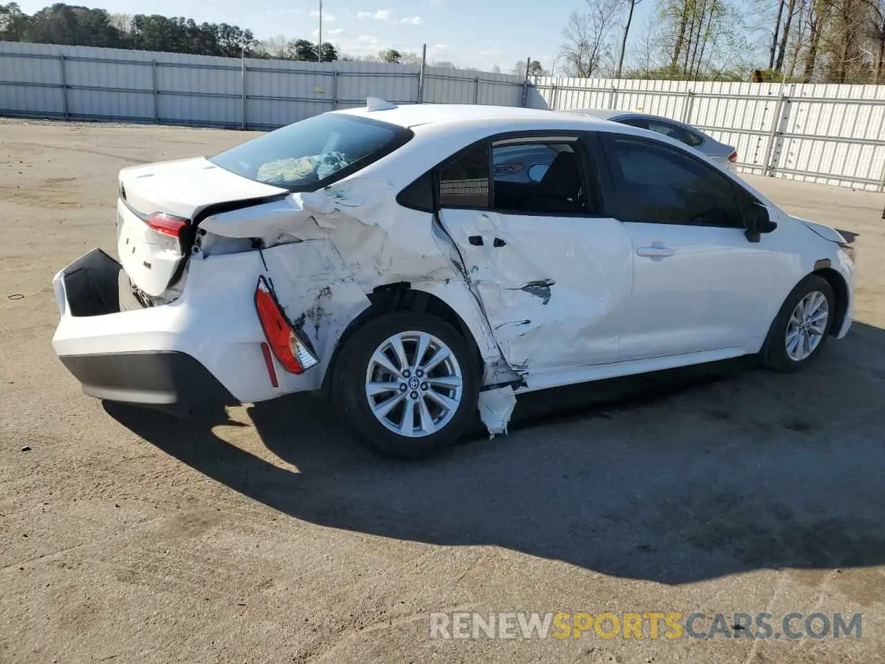 3 Photograph of a damaged car 5YFB4MDE3RP137835 TOYOTA COROLLA 2024