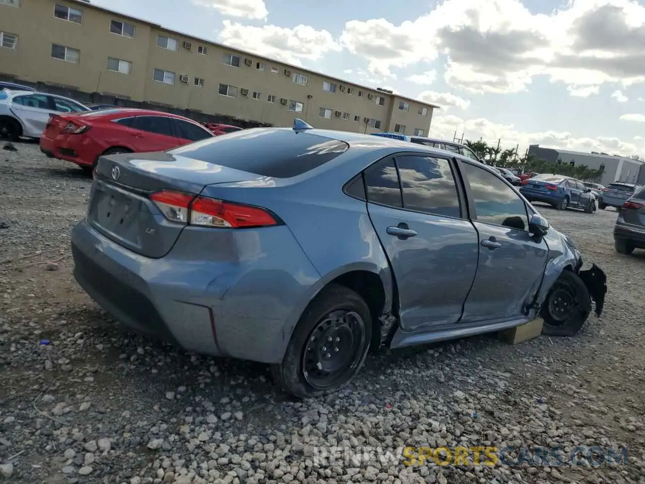3 Photograph of a damaged car 5YFB4MDE3RP167689 TOYOTA COROLLA 2024