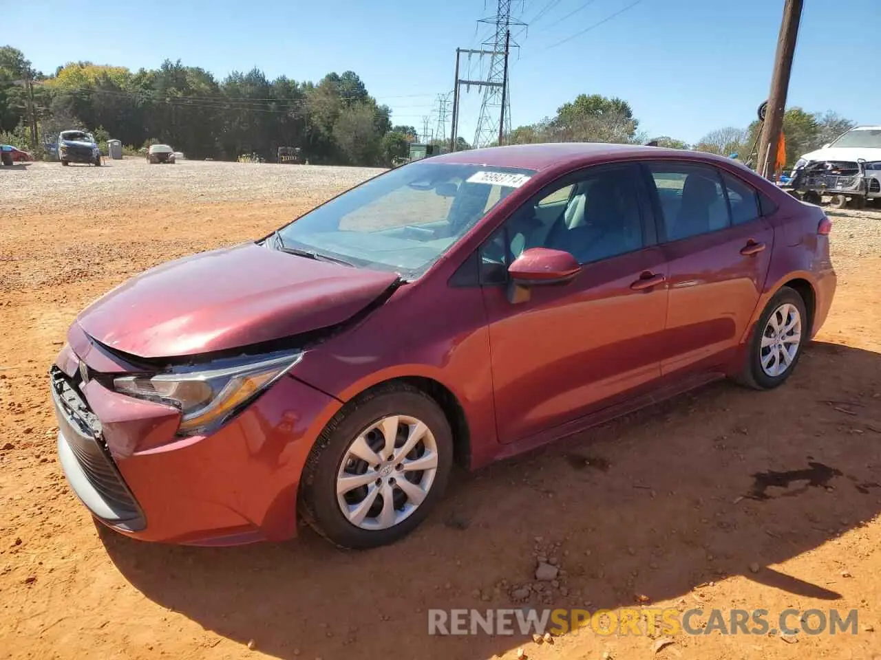 1 Photograph of a damaged car 5YFB4MDE3RP168311 TOYOTA COROLLA 2024
