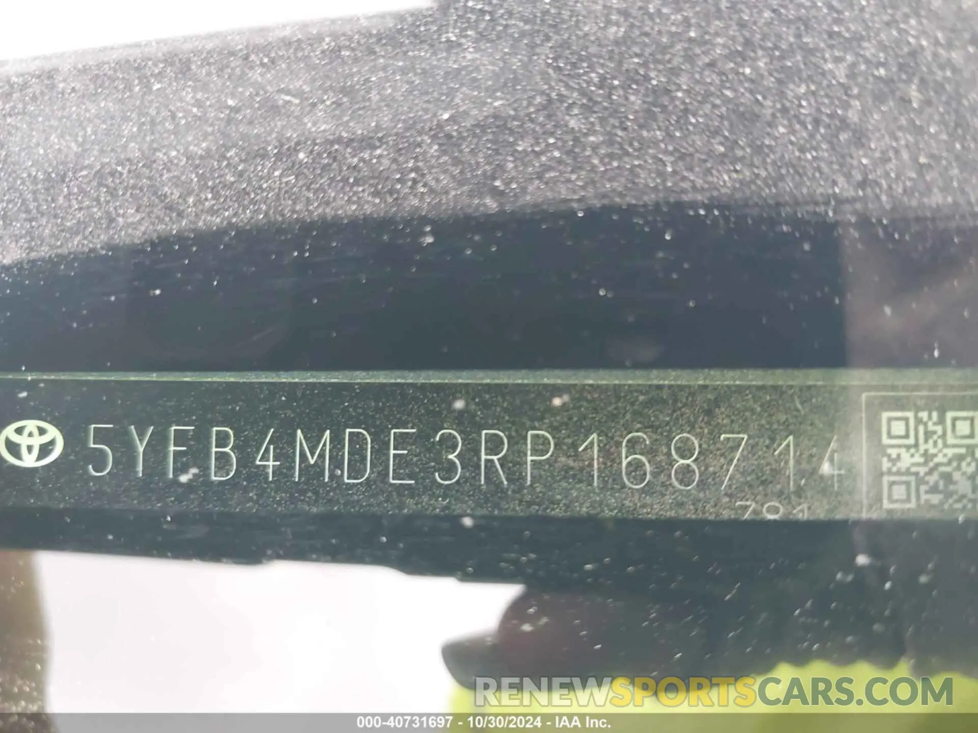 9 Photograph of a damaged car 5YFB4MDE3RP168714 TOYOTA COROLLA 2024