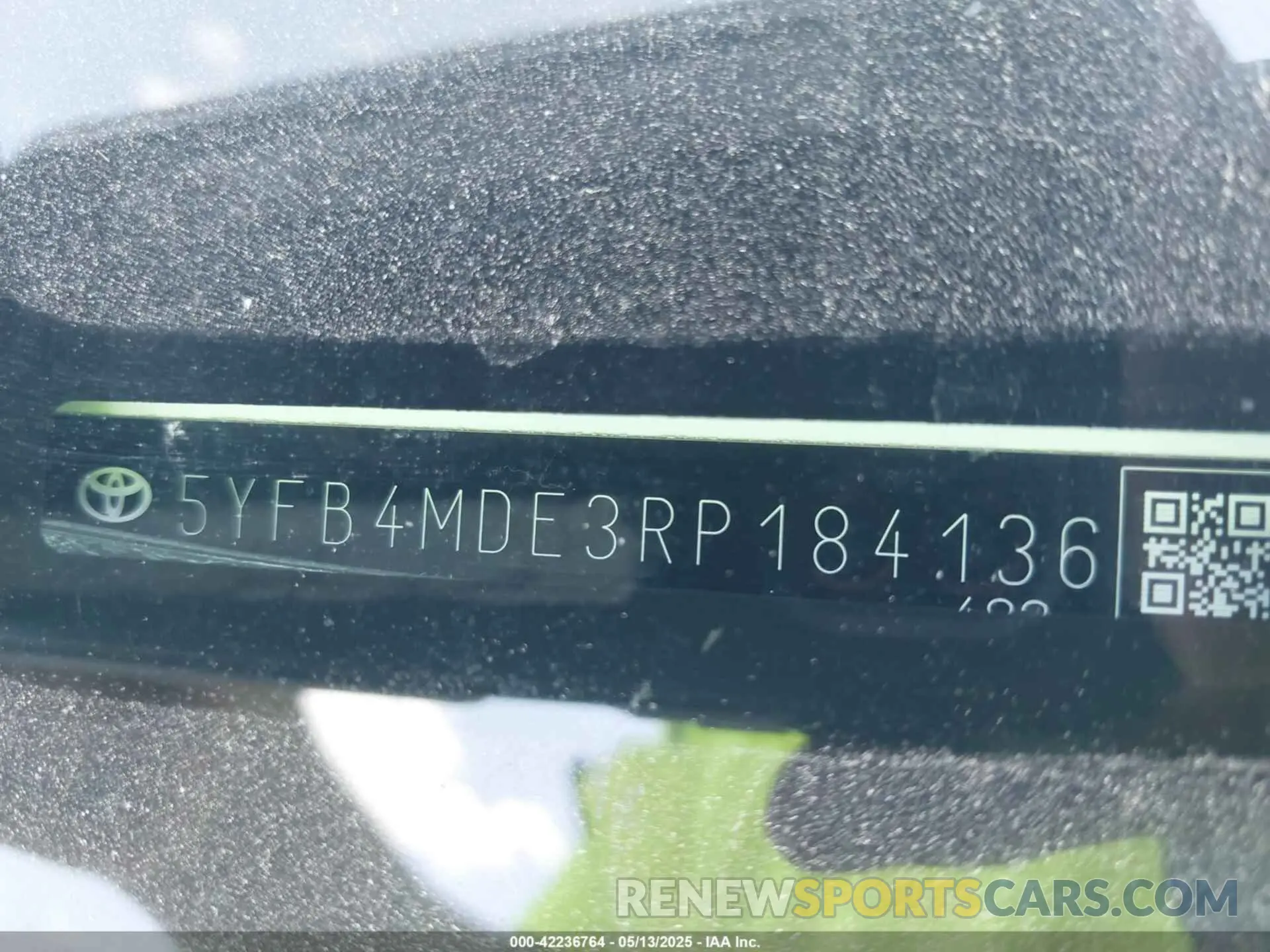 9 Photograph of a damaged car 5YFB4MDE3RP184136 TOYOTA COROLLA 2024