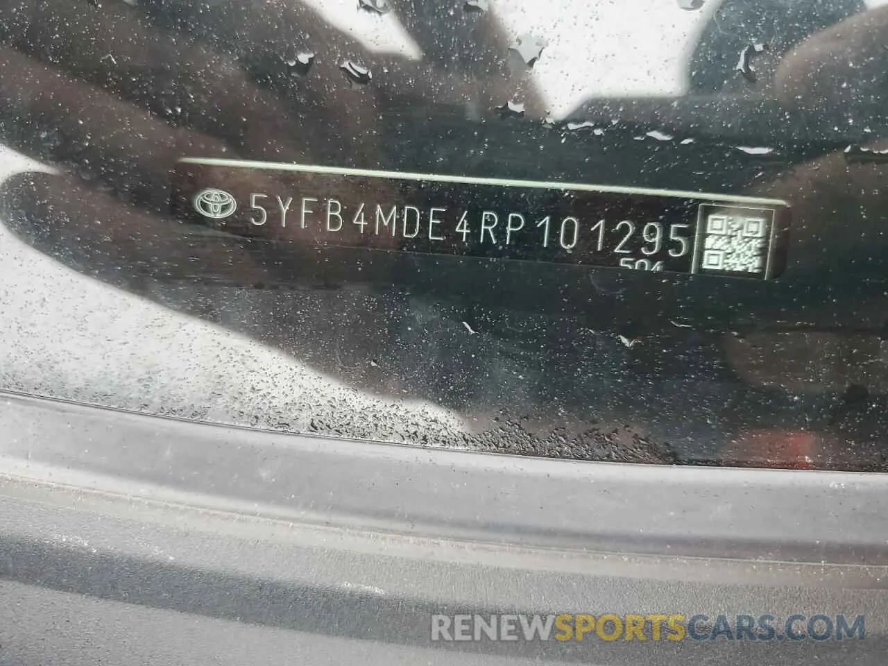 13 Photograph of a damaged car 5YFB4MDE4RP101295 TOYOTA COROLLA 2024