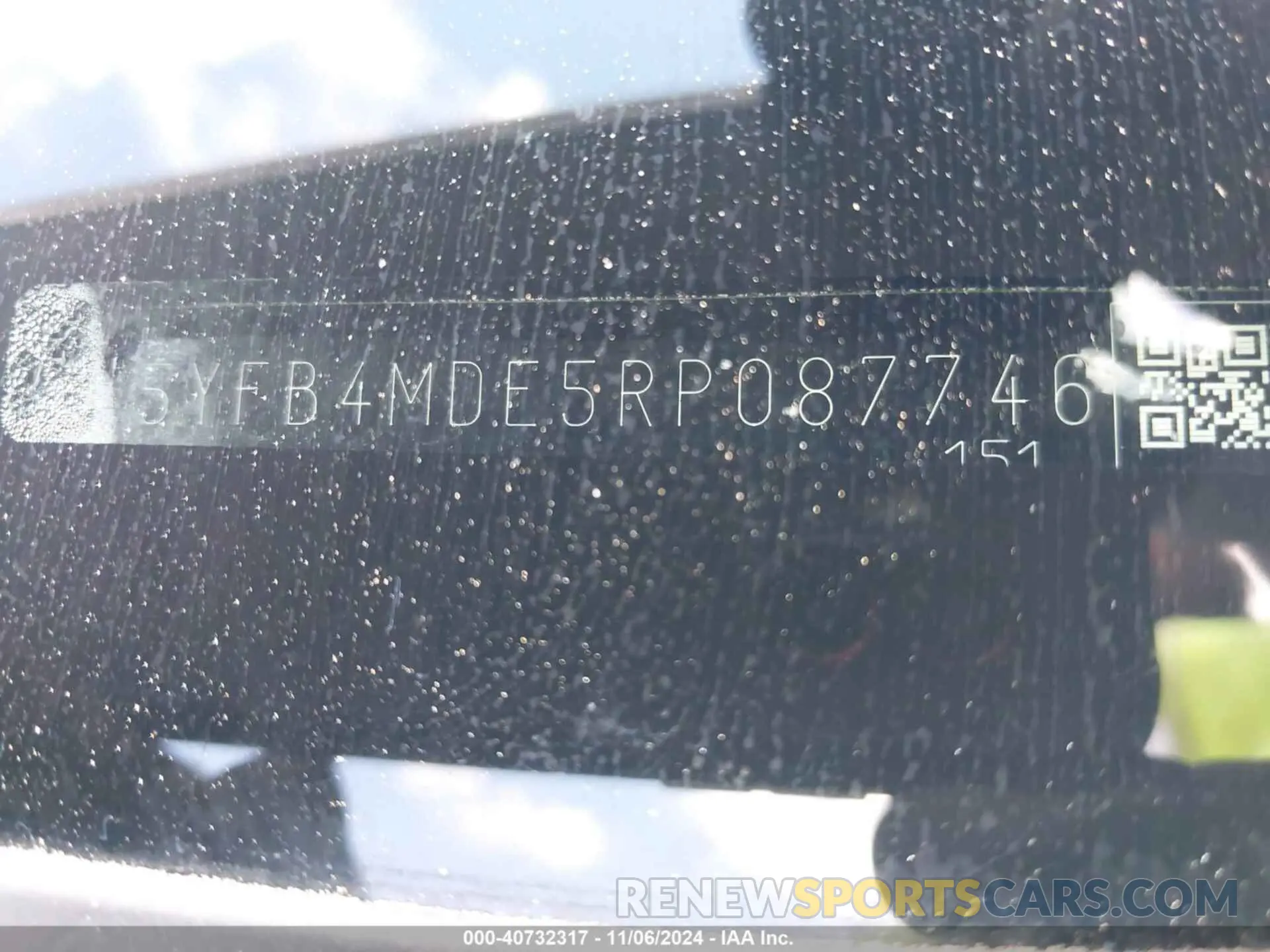 9 Photograph of a damaged car 5YFB4MDE5RP087746 TOYOTA COROLLA 2024
