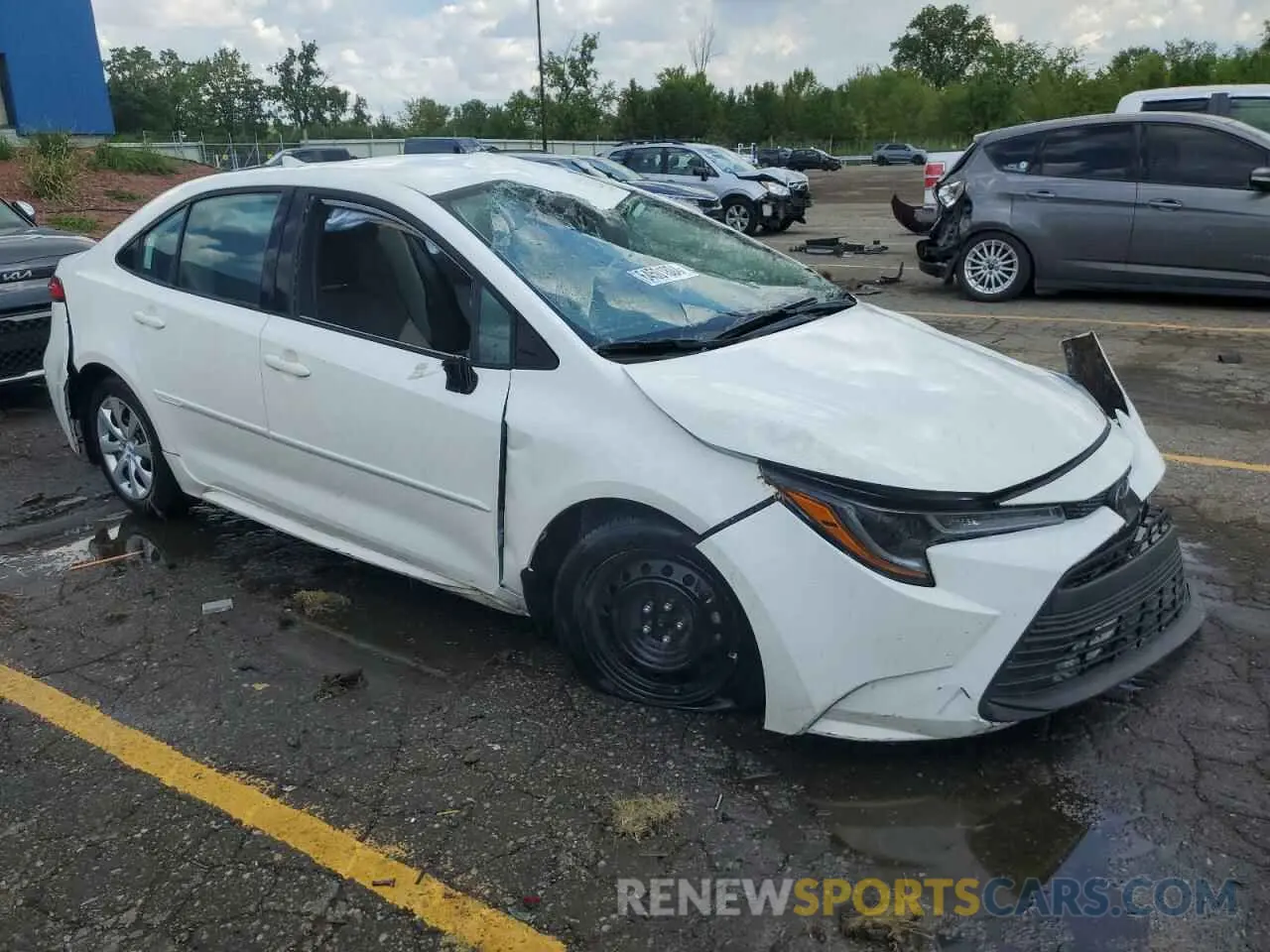 4 Photograph of a damaged car 5YFB4MDE5RP154460 TOYOTA COROLLA 2024