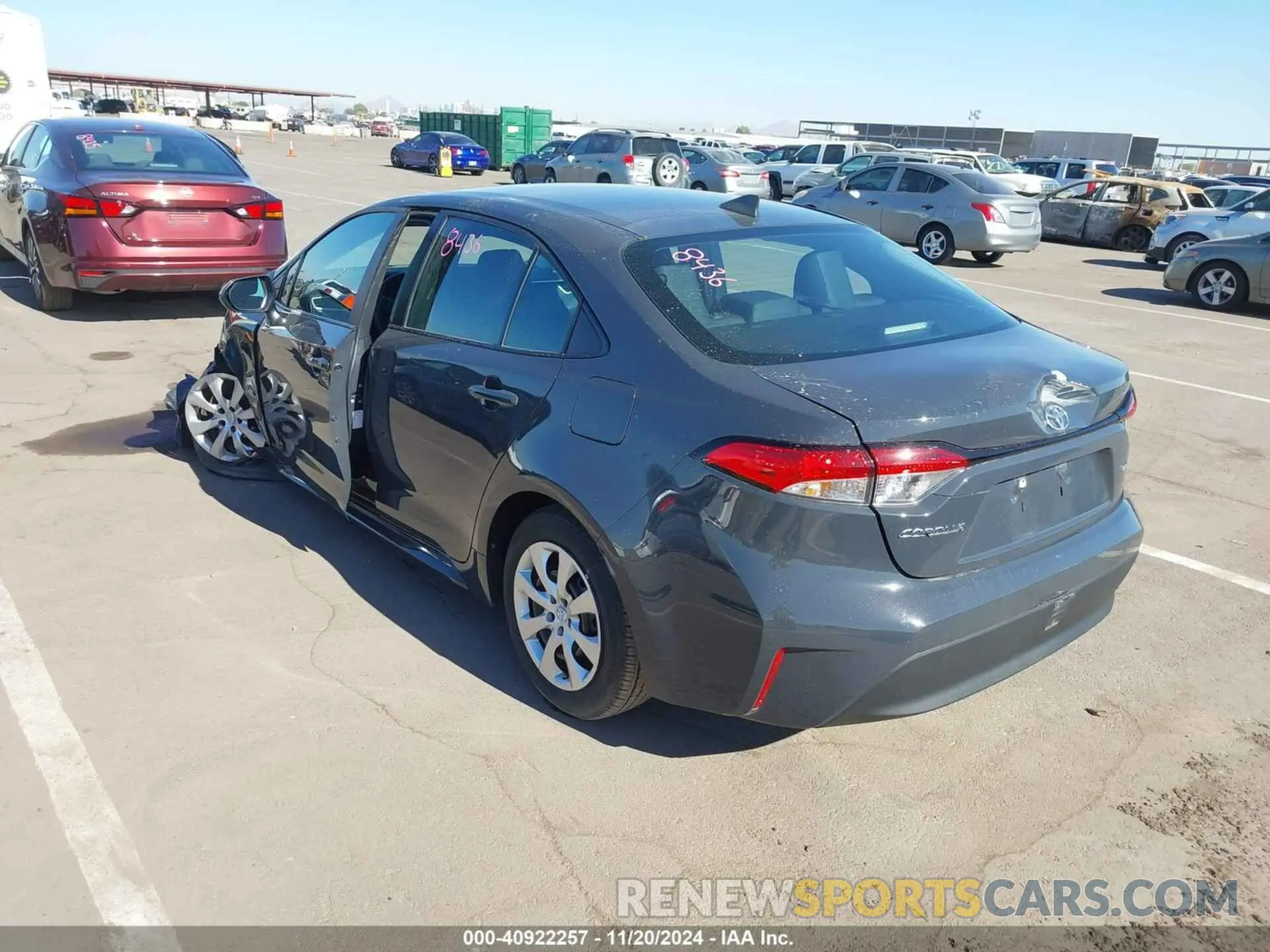 3 Photograph of a damaged car 5YFB4MDE5RP166446 TOYOTA COROLLA 2024