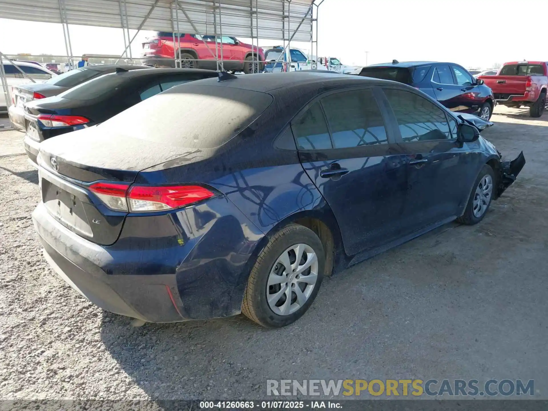 4 Photograph of a damaged car 5YFB4MDE5RP173378 TOYOTA COROLLA 2024