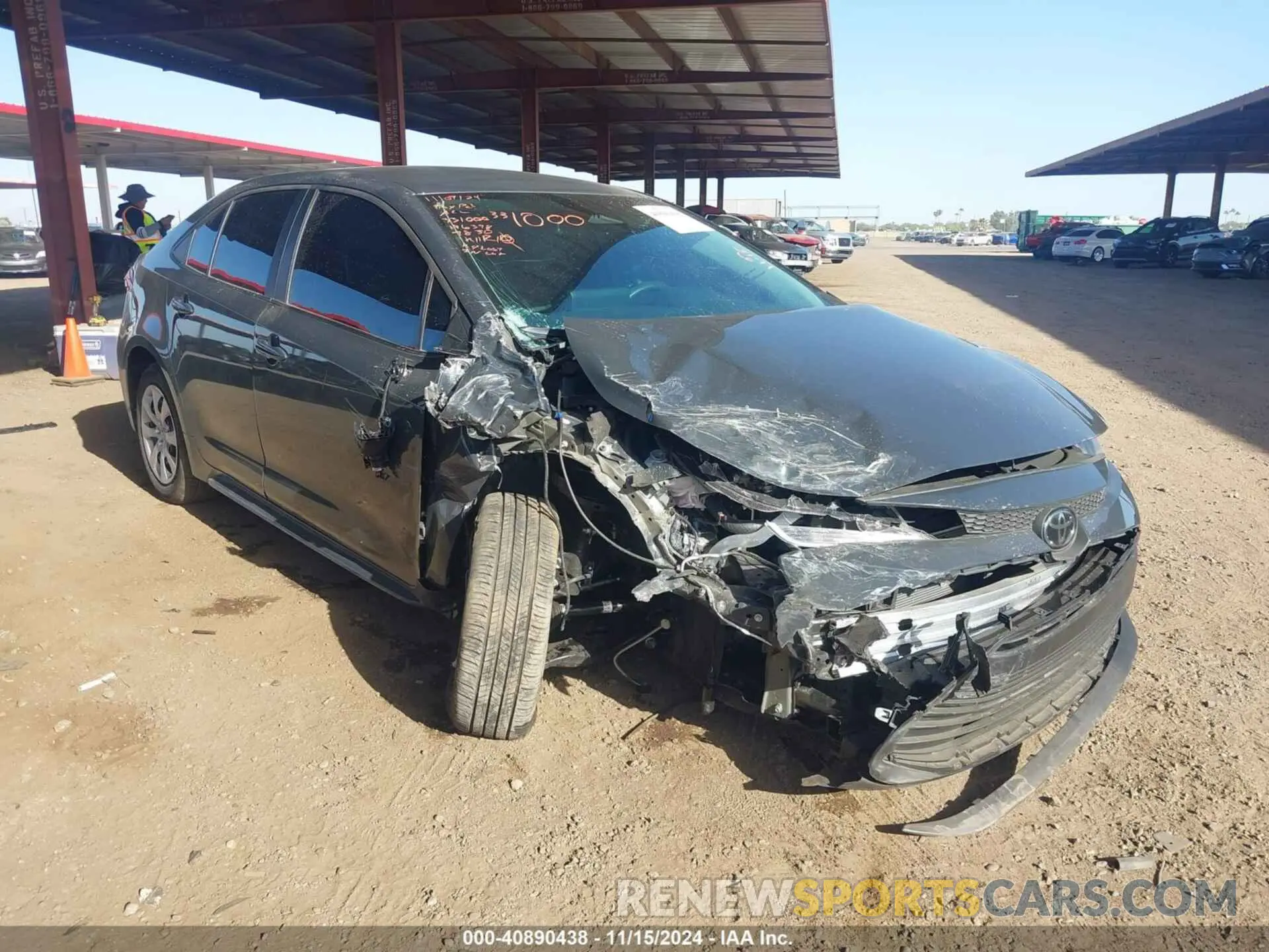 1 Photograph of a damaged car 5YFB4MDE5RP196398 TOYOTA COROLLA 2024