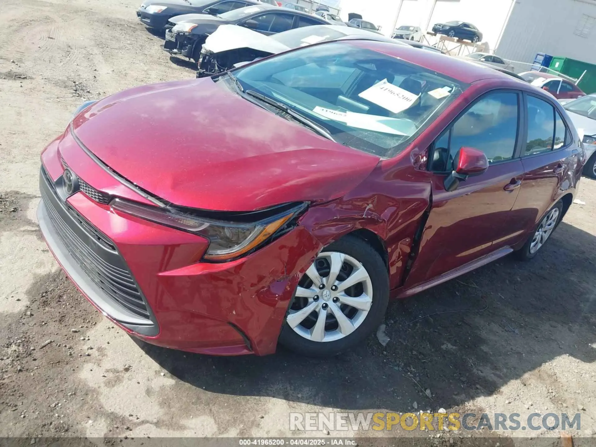 2 Photograph of a damaged car 5YFB4MDE5RP216942 TOYOTA COROLLA 2024