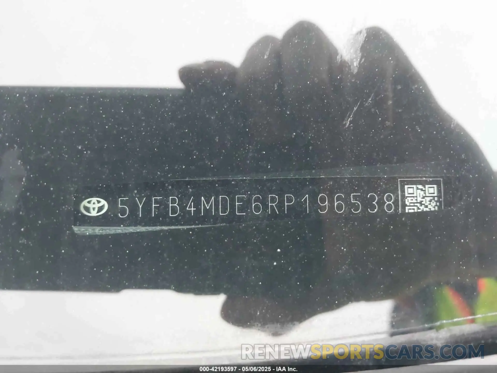 9 Photograph of a damaged car 5YFB4MDE6RP196538 TOYOTA COROLLA 2024