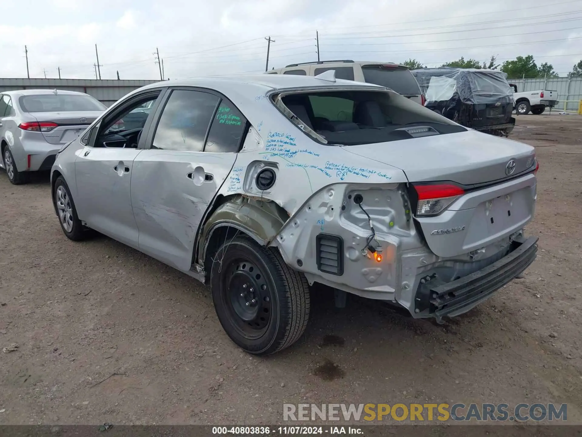 3 Photograph of a damaged car 5YFB4MDE7RP089546 TOYOTA COROLLA 2024