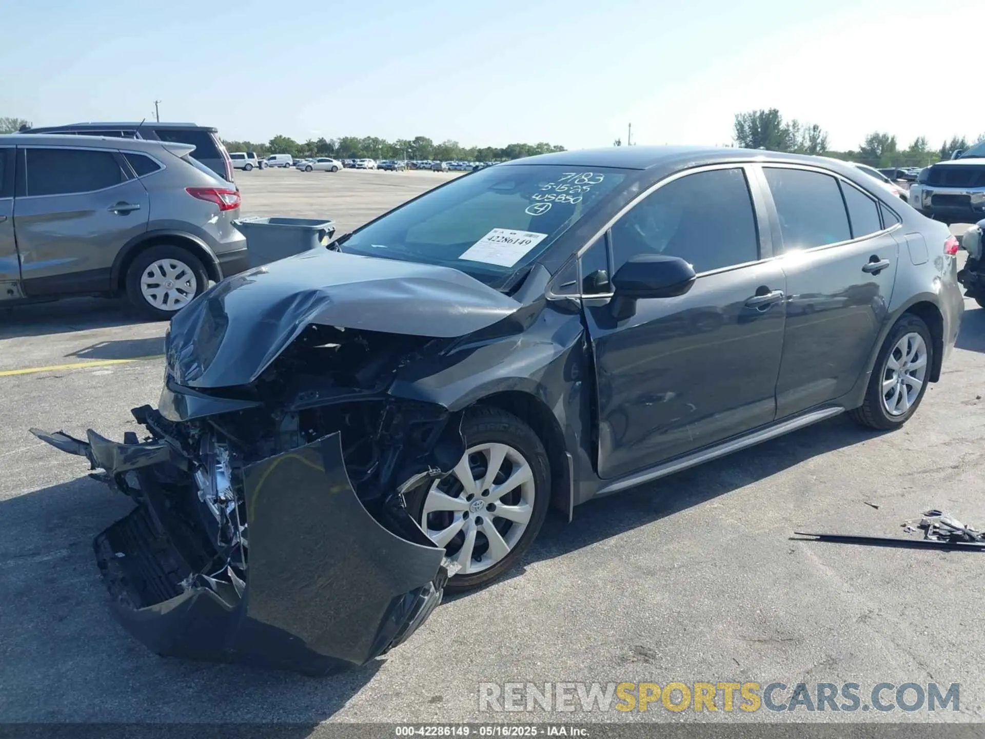 2 Photograph of a damaged car 5YFB4MDE8RP207183 TOYOTA COROLLA 2024