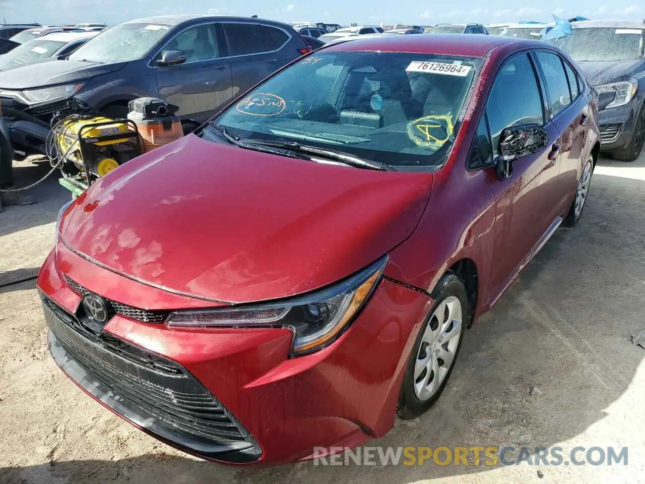 1 Photograph of a damaged car 5YFB4MDE9RP133224 TOYOTA COROLLA 2024