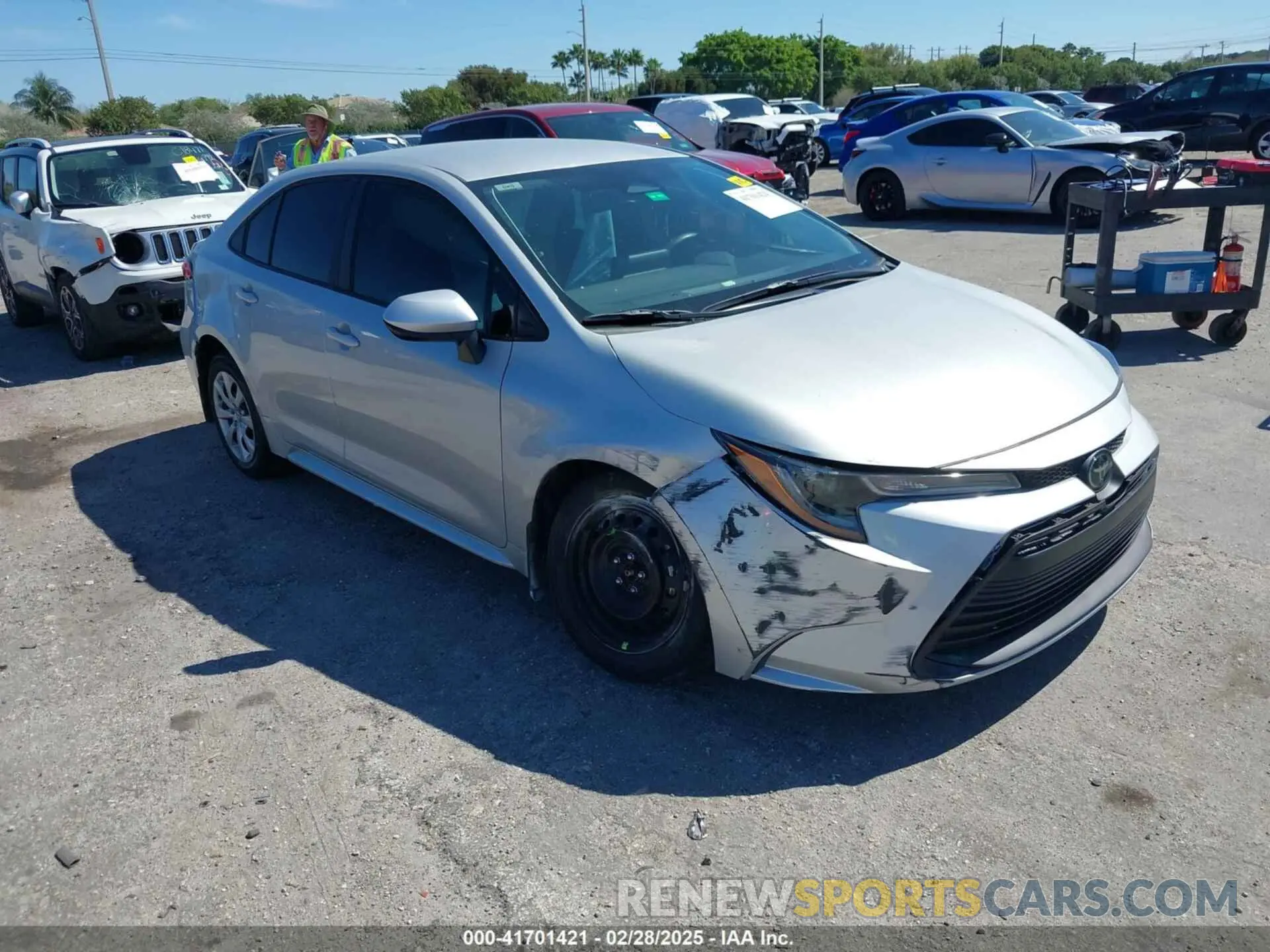 1 Photograph of a damaged car 5YFB4MDE9RP206060 TOYOTA COROLLA 2024