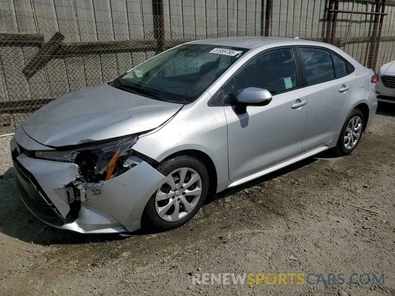 1 Photograph of a damaged car 5YFB4MDEXRP085992 TOYOTA COROLLA 2024