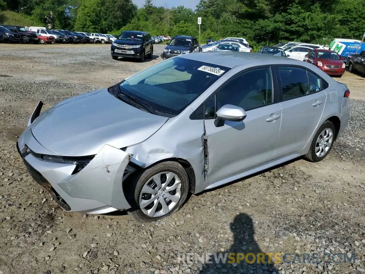 1 Photograph of a damaged car 5YFB4MDEXRP144667 TOYOTA COROLLA 2024