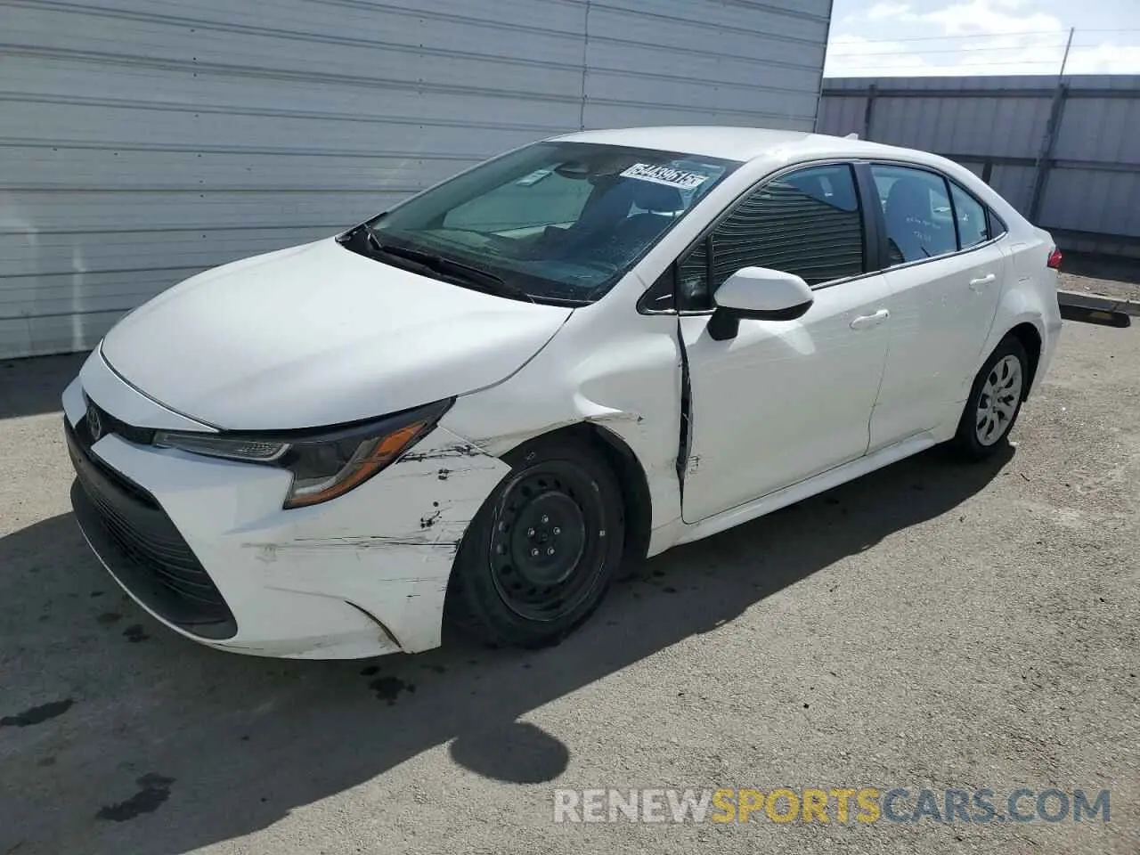 1 Photograph of a damaged car 5YFB4MDEXRP146676 TOYOTA COROLLA 2024