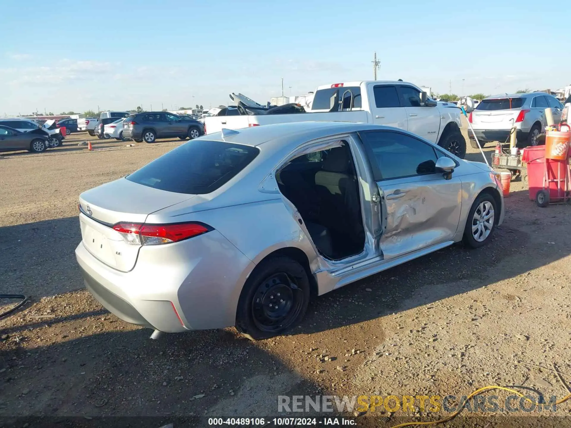 4 Photograph of a damaged car 5YFB4MDEXRP156897 TOYOTA COROLLA 2024