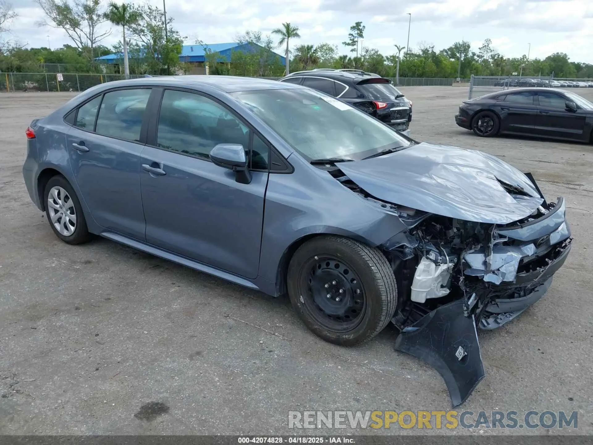 1 Photograph of a damaged car 5YFB4MDEXRP187180 TOYOTA COROLLA 2024