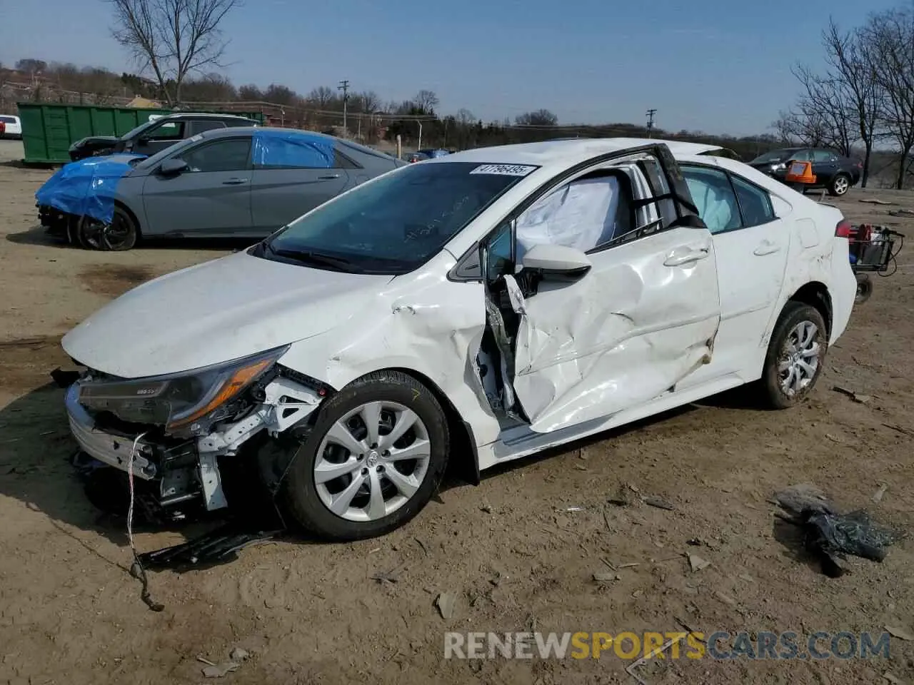 1 Photograph of a damaged car 5YFB4MDEXRP201529 TOYOTA COROLLA 2024