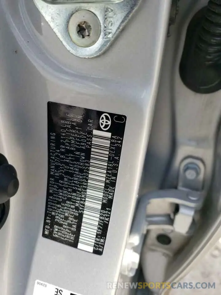 13 Photograph of a damaged car 5YFB4MDEXRP202583 TOYOTA COROLLA 2024