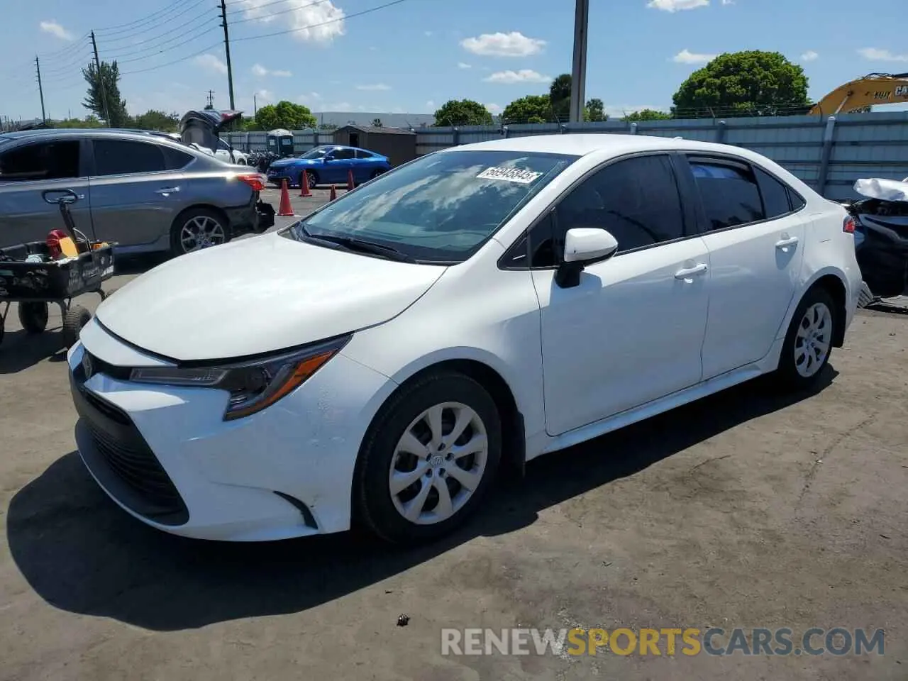 1 Photograph of a damaged car 5YFB4MDEXRP228553 TOYOTA COROLLA 2024
