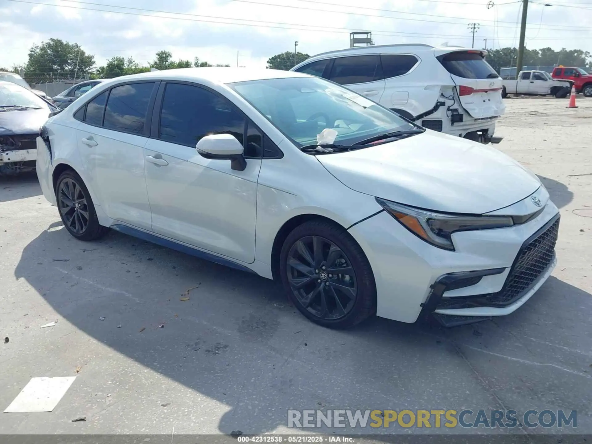 1 Photograph of a damaged car 5YFS4MCE0RP174293 TOYOTA COROLLA 2024