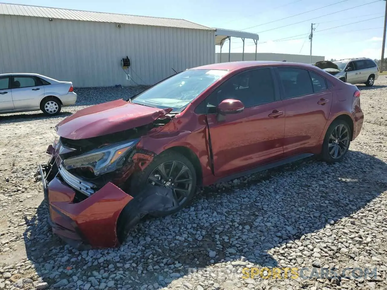 1 Photograph of a damaged car 5YFS4MCE2RP193234 TOYOTA COROLLA 2024