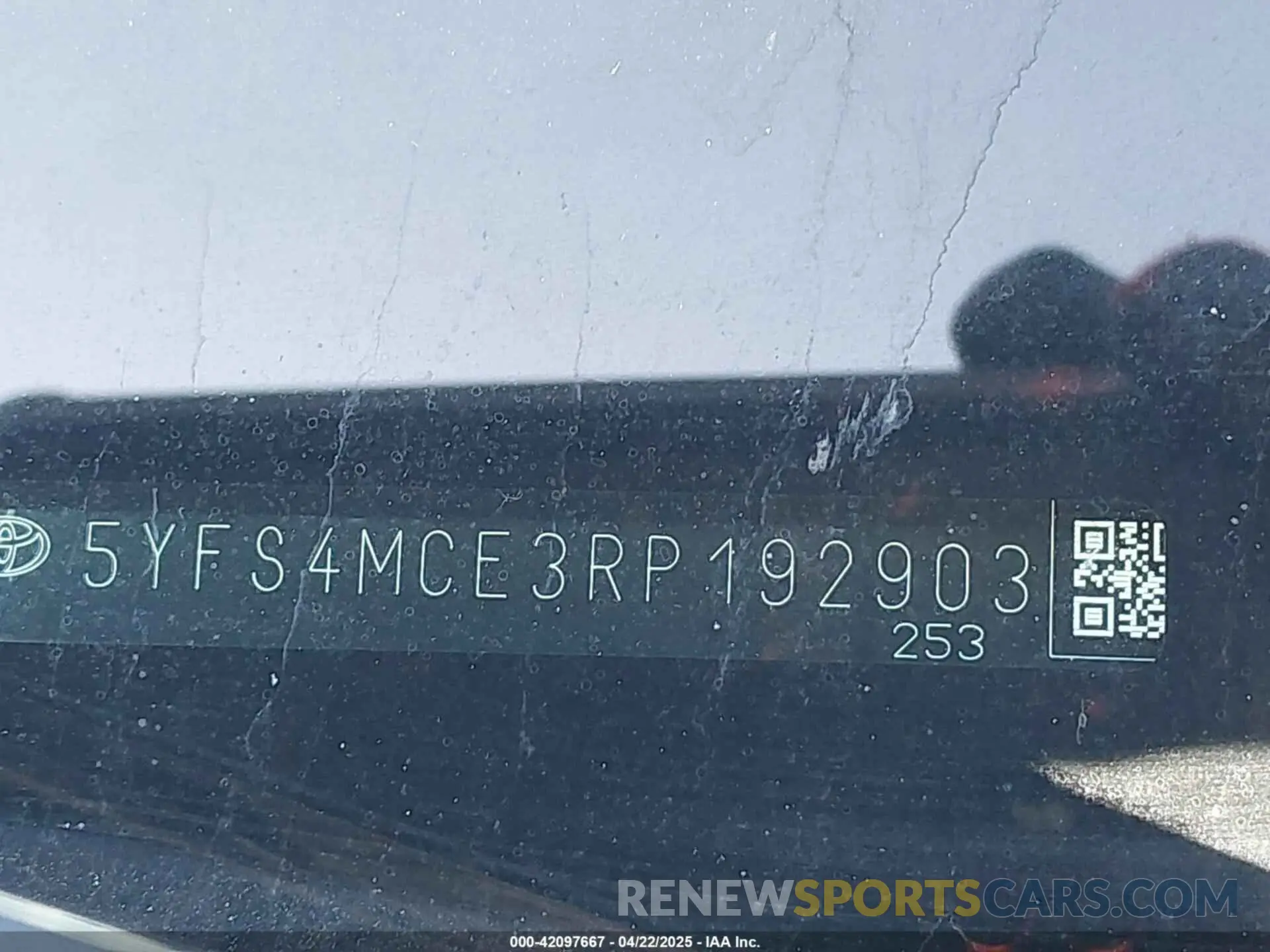 17 Photograph of a damaged car 5YFS4MCE3RP192903 TOYOTA COROLLA 2024