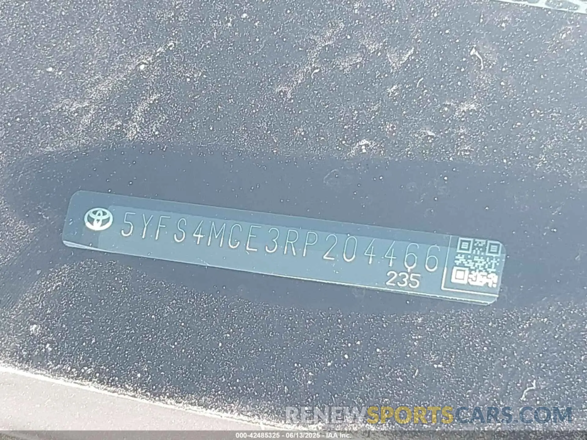 18 Photograph of a damaged car 5YFS4MCE3RP204466 TOYOTA COROLLA 2024
