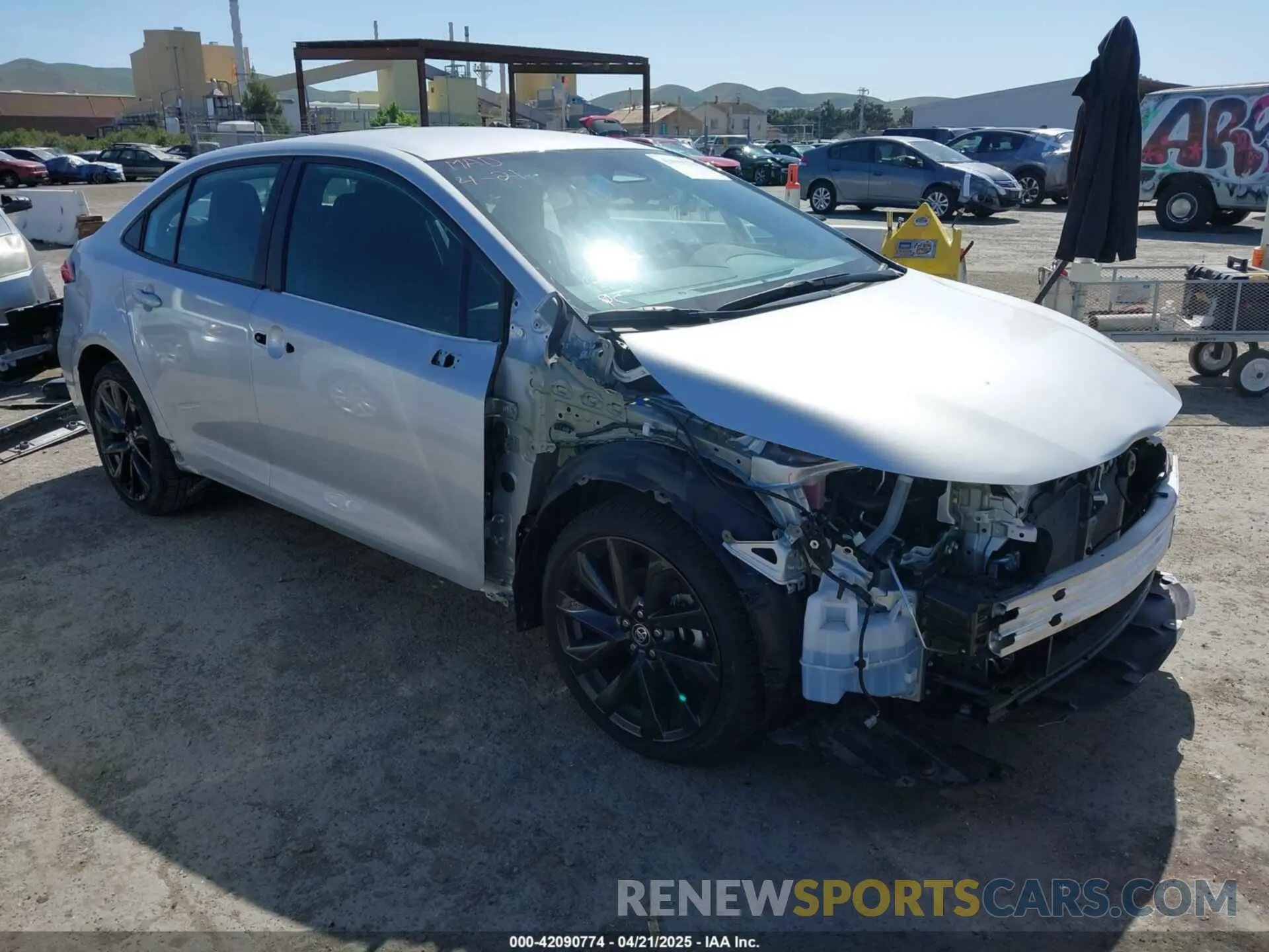 1 Photograph of a damaged car 5YFS4MCE4RP177083 TOYOTA COROLLA 2024