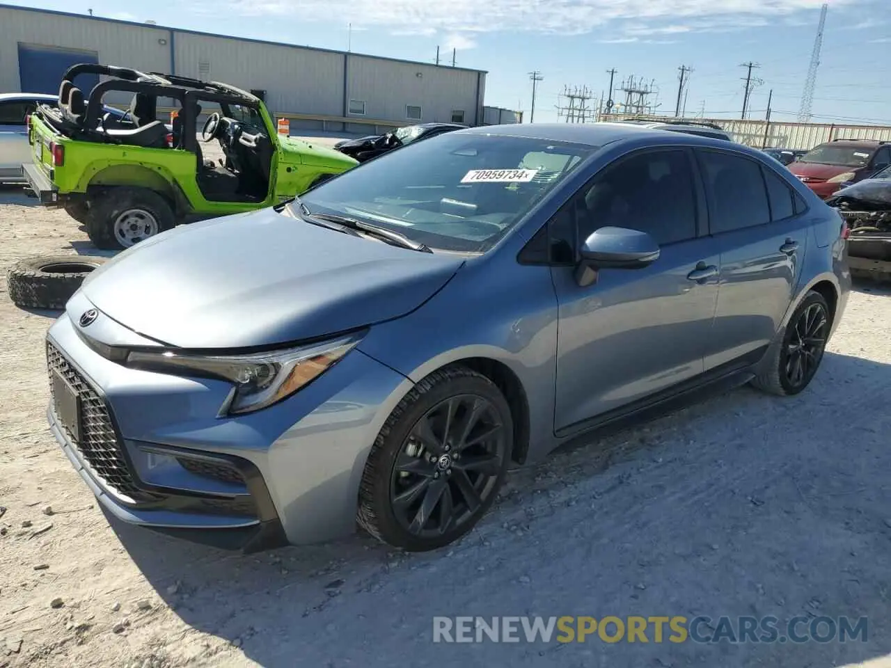 1 Photograph of a damaged car 5YFS4MCE4RP194675 TOYOTA COROLLA 2024