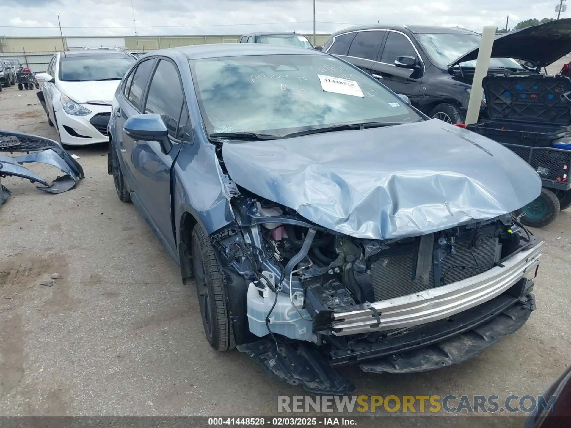 1 Photograph of a damaged car 5YFS4MCE4RP208591 TOYOTA COROLLA 2024
