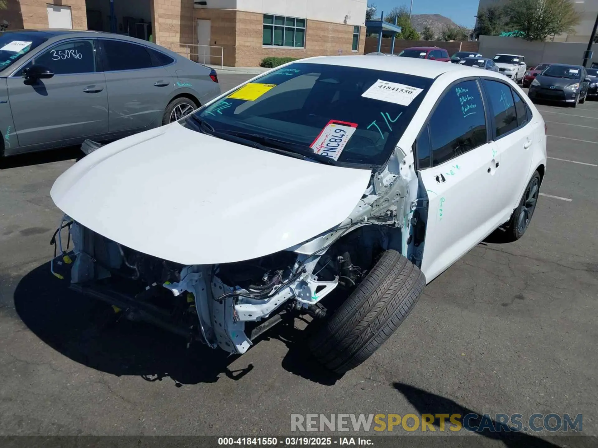 2 Photograph of a damaged car 5YFS4MCE4RP214293 TOYOTA COROLLA 2024