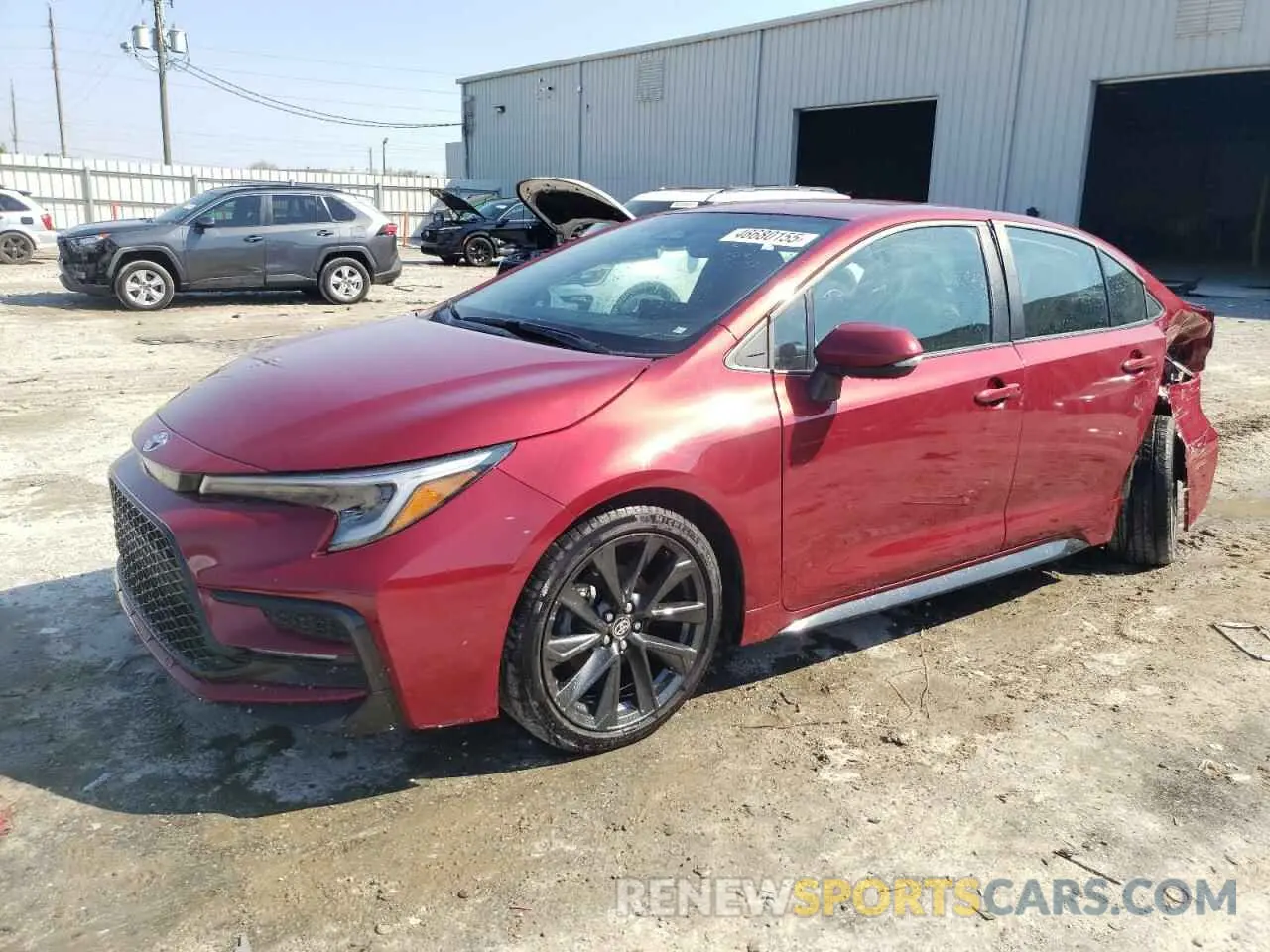 1 Photograph of a damaged car 5YFS4MCE5RP191736 TOYOTA COROLLA 2024