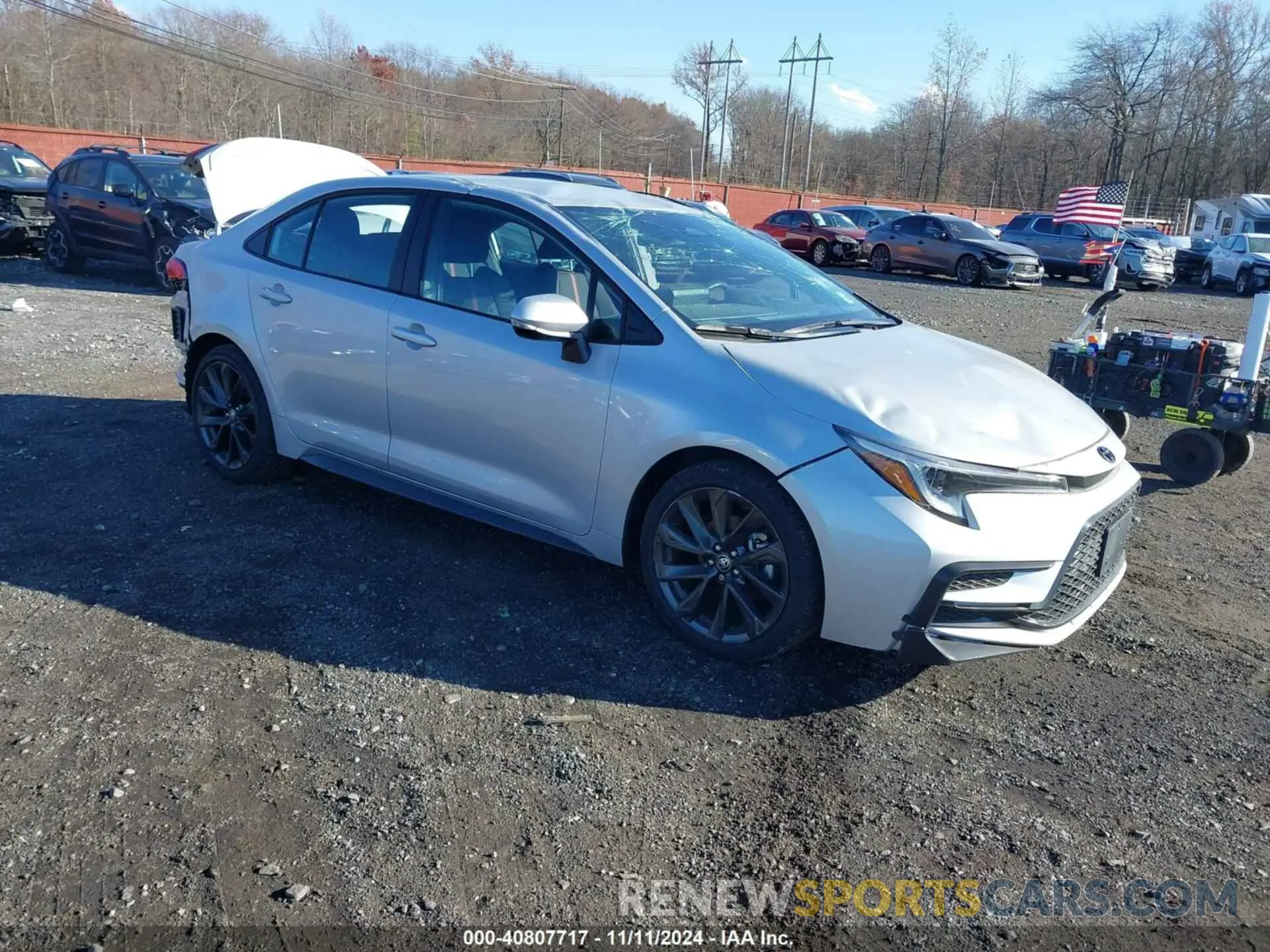 1 Photograph of a damaged car 5YFS4MCE5RP206963 TOYOTA COROLLA 2024