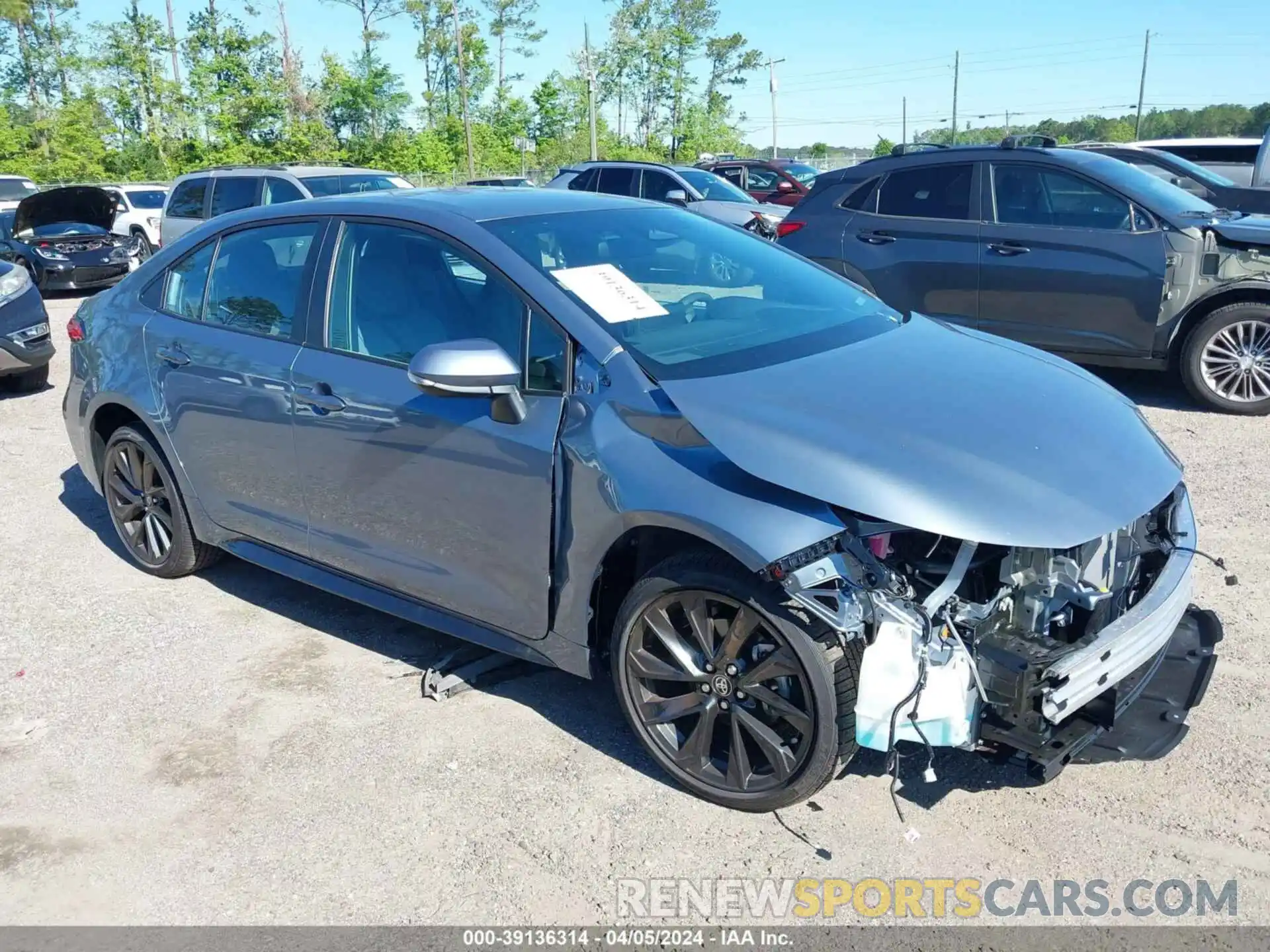 1 Photograph of a damaged car 5YFS4MCE6RP188005 TOYOTA COROLLA 2024