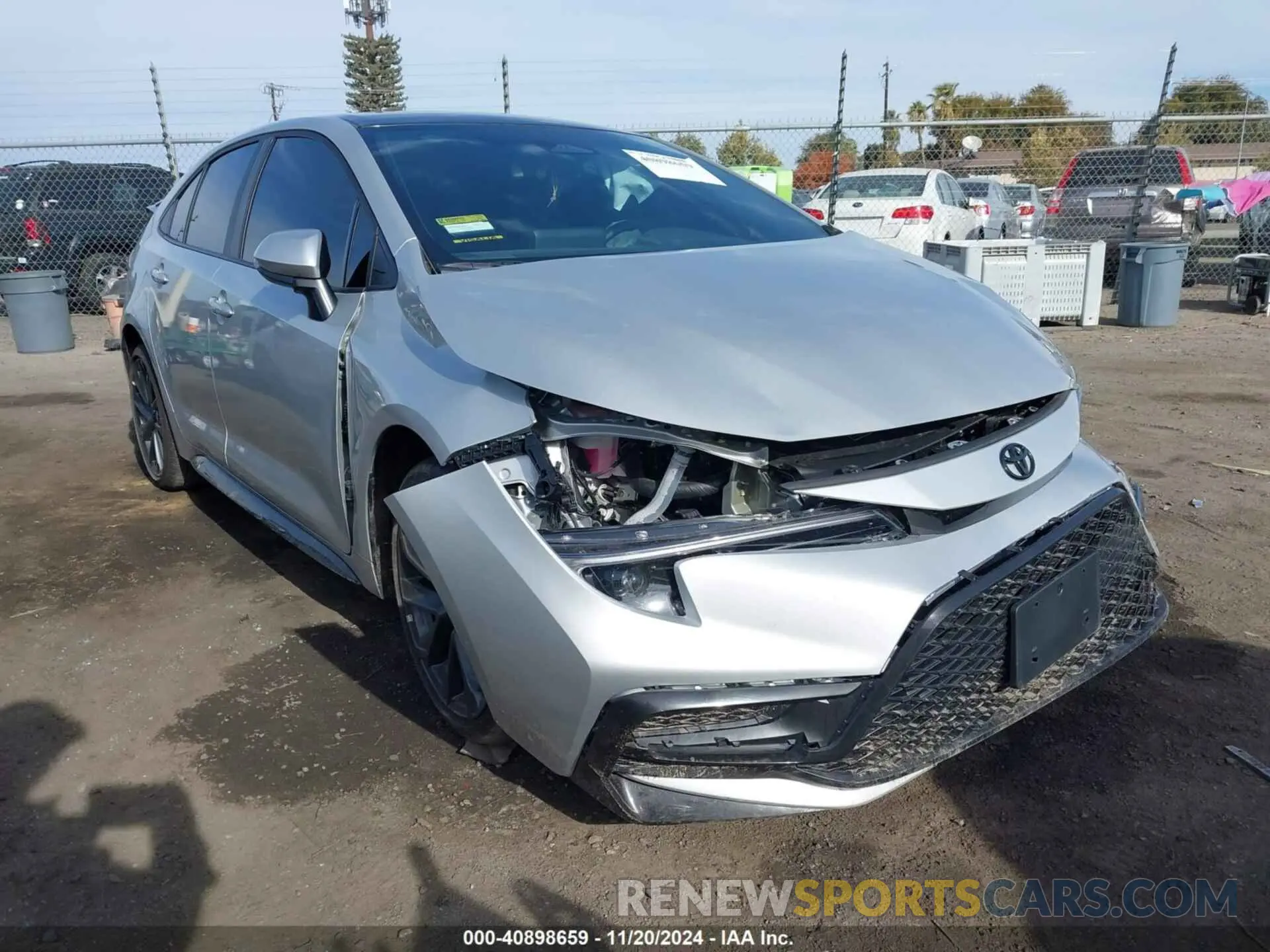1 Photograph of a damaged car 5YFS4MCE8RP207685 TOYOTA COROLLA 2024