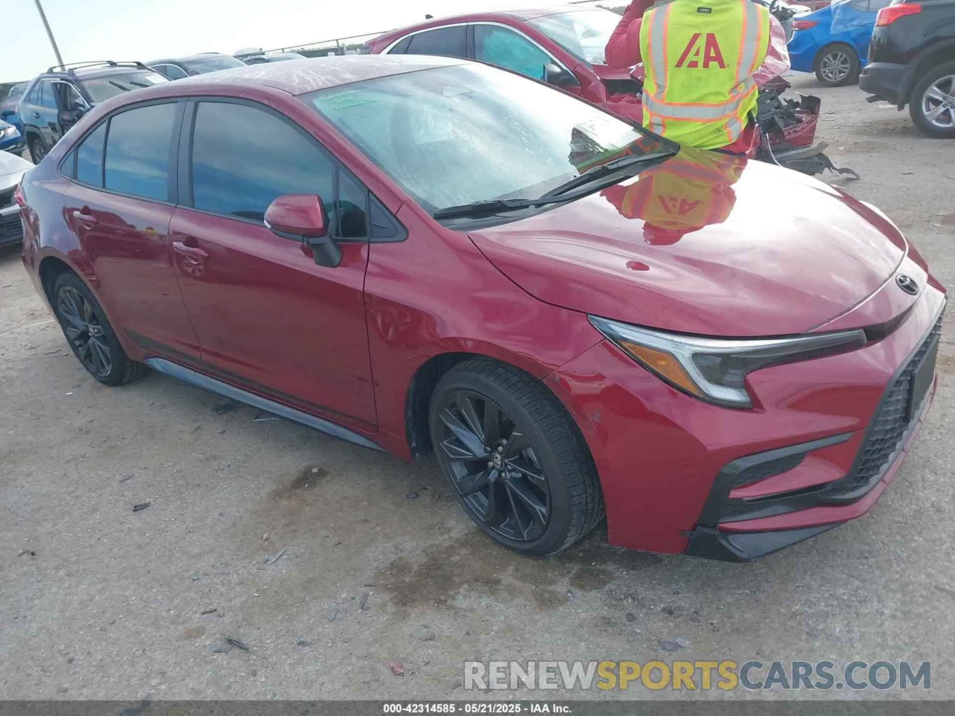 1 Photograph of a damaged car 5YFS4MCE9RP200485 TOYOTA COROLLA 2024